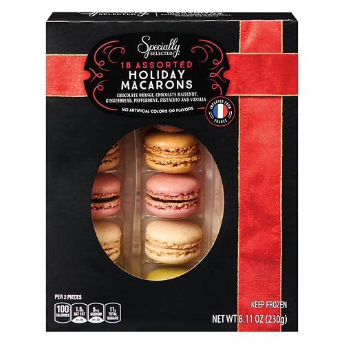 Specially Selected Holiday Assorted Macarons, 18 count